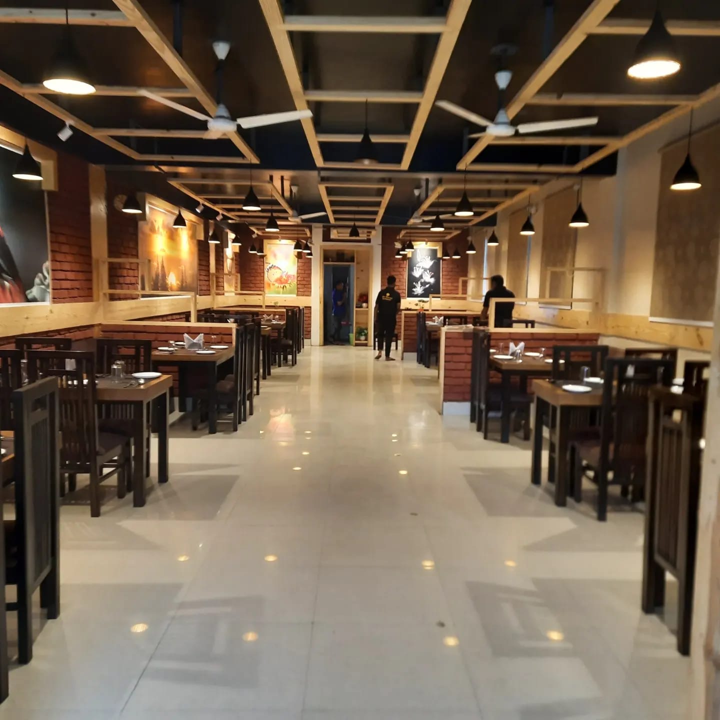 Interior of Yuri Restaurant Dehradun near Bangali Kothi Chowk